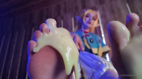 Aery Tiefling - Cheese On Elf Girl's Feet JOI [FullHD 1920P]