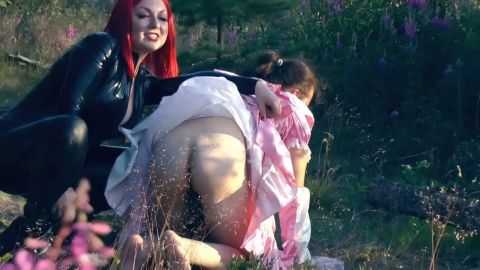 My Sex Therapy - She attacked a man in the forest ordered him to jerk off and then made him a sissy slut [FullHD 1920P]