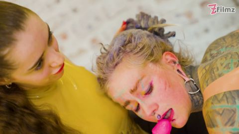 Anuskatzz, Miss Flora, Miss Medea - Inked Beauties Pleasure Each Other [FullHD 1080P]