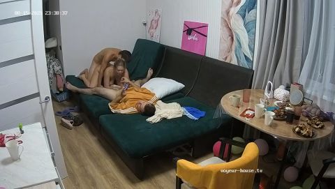 Voyeur-House - Swera And Jaxon Sex With Timofei Jerking Off 23.08.2025 Cam 2 [HD 720P]