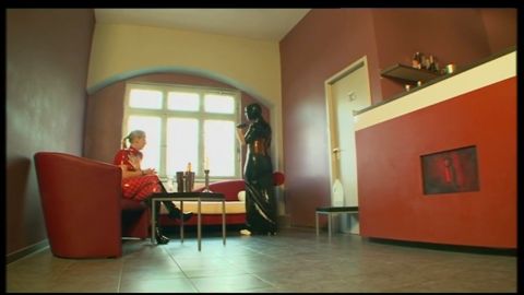 Absolute Bdsm Films - Dominates Foot Fetish In Latex Dress [HD 720P]