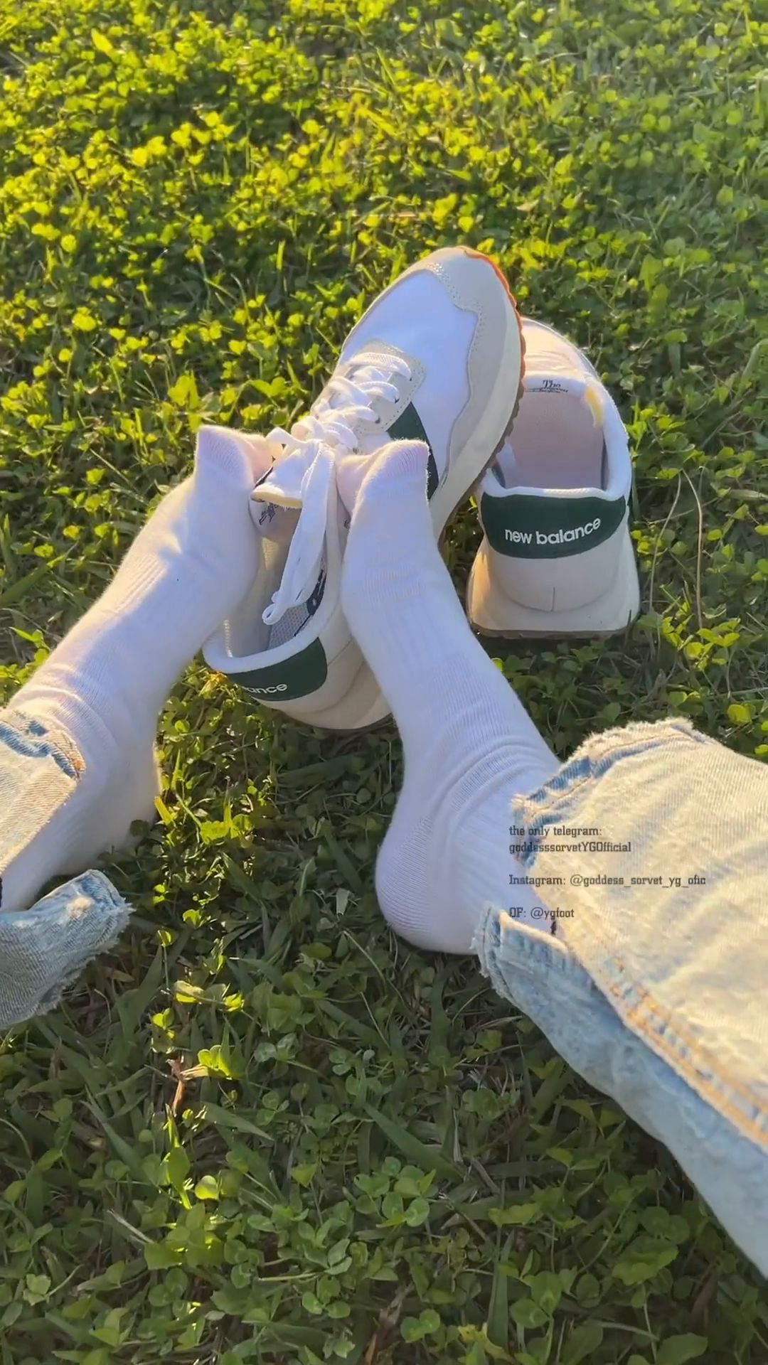 04 It's a beautiful day to enjoy a beer in the park and get my shoes off for a bit