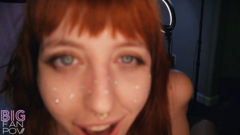 PrincessBerpl - Busty Redhead Sucks and Fucks for Cum [FullHD 1920P]