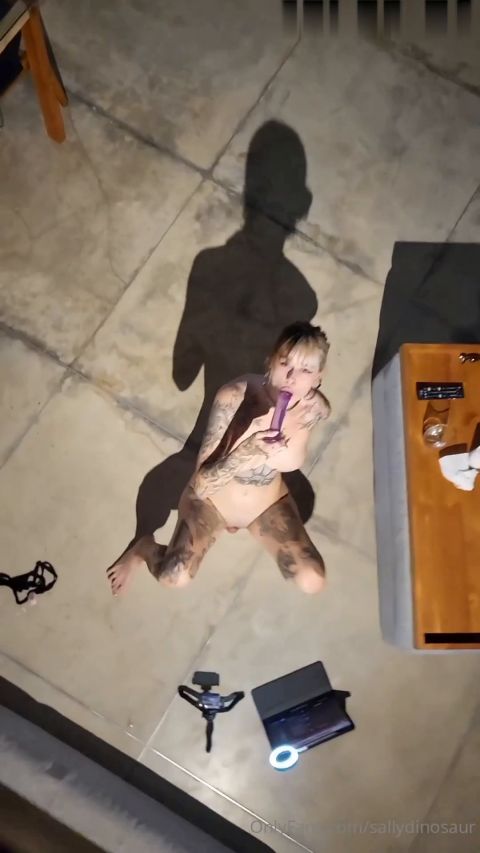 SallyDinosaur - Behind the Camera - So sieht es aus beim Videodreh aus [FullHD 1080P]