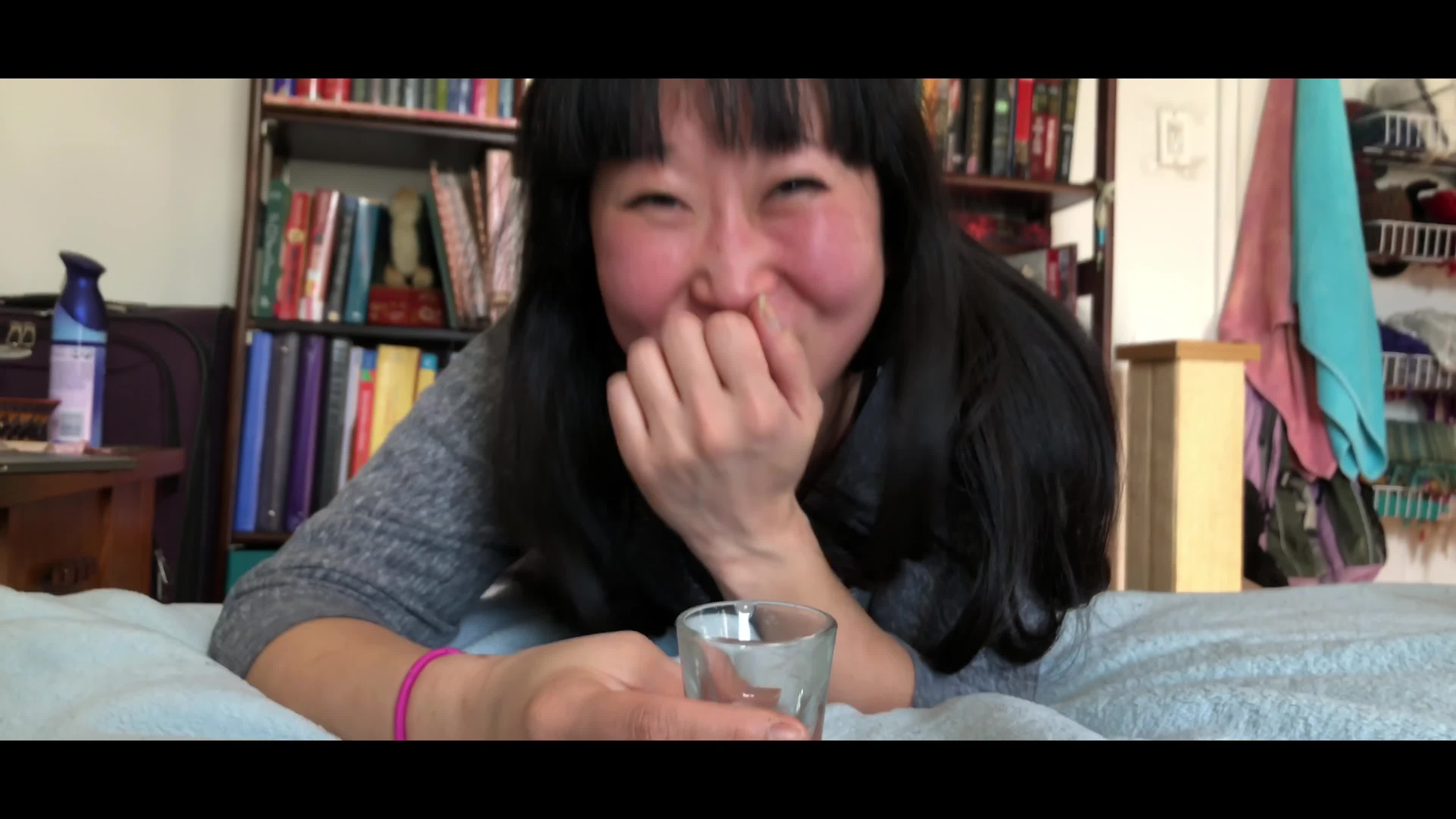 Asian CumDump - Cum From a Shot Glass