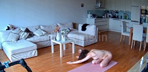 Reallifecam - Venera Make Naked Exercice In Living Room 27.02.2025 [SD 620P]