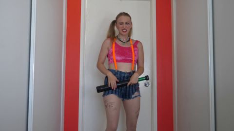 Riley Rey XXX - Harley Ballbusting - Femdom Pov [FullHD 1080P]