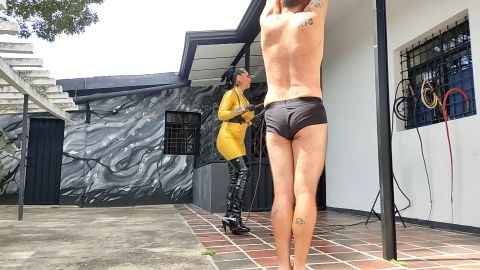 Latin Beauties In High Heels: Afae 15 Foot Bullwhipping By The Absolute Queen Of The Bullwhip Ama K [FullHD 1080P]