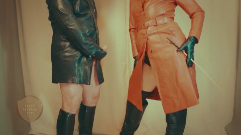 Classy Leather Lady - Disciples day 3 - cum tribute required [FullHD 1920P]