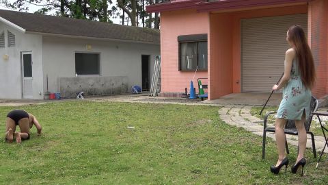 MistressLand - Outdoor Slave Training at Young Ladys Summer Resort Ranch [FullHD 1920P]