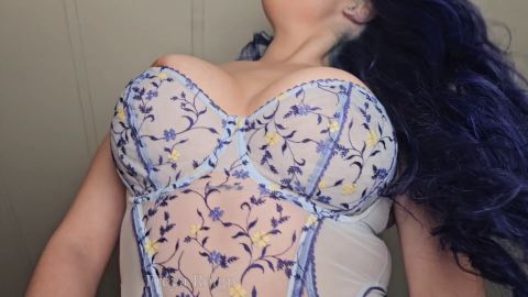 Freya Reign - Girlfriend Fucks Herself With A Glass Dildo B4 Using On You [FullHD 1080P]