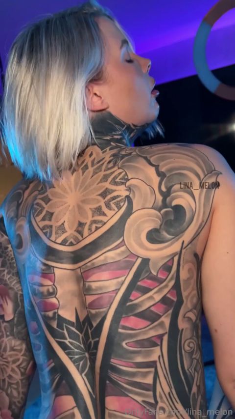 lina__melon - Dein tätowierte Luder lässt sich durchnehmen mit Cumshot vollendung [FullHD 1080P]