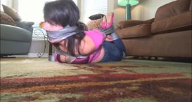 Bossy bitch wife hogtaped