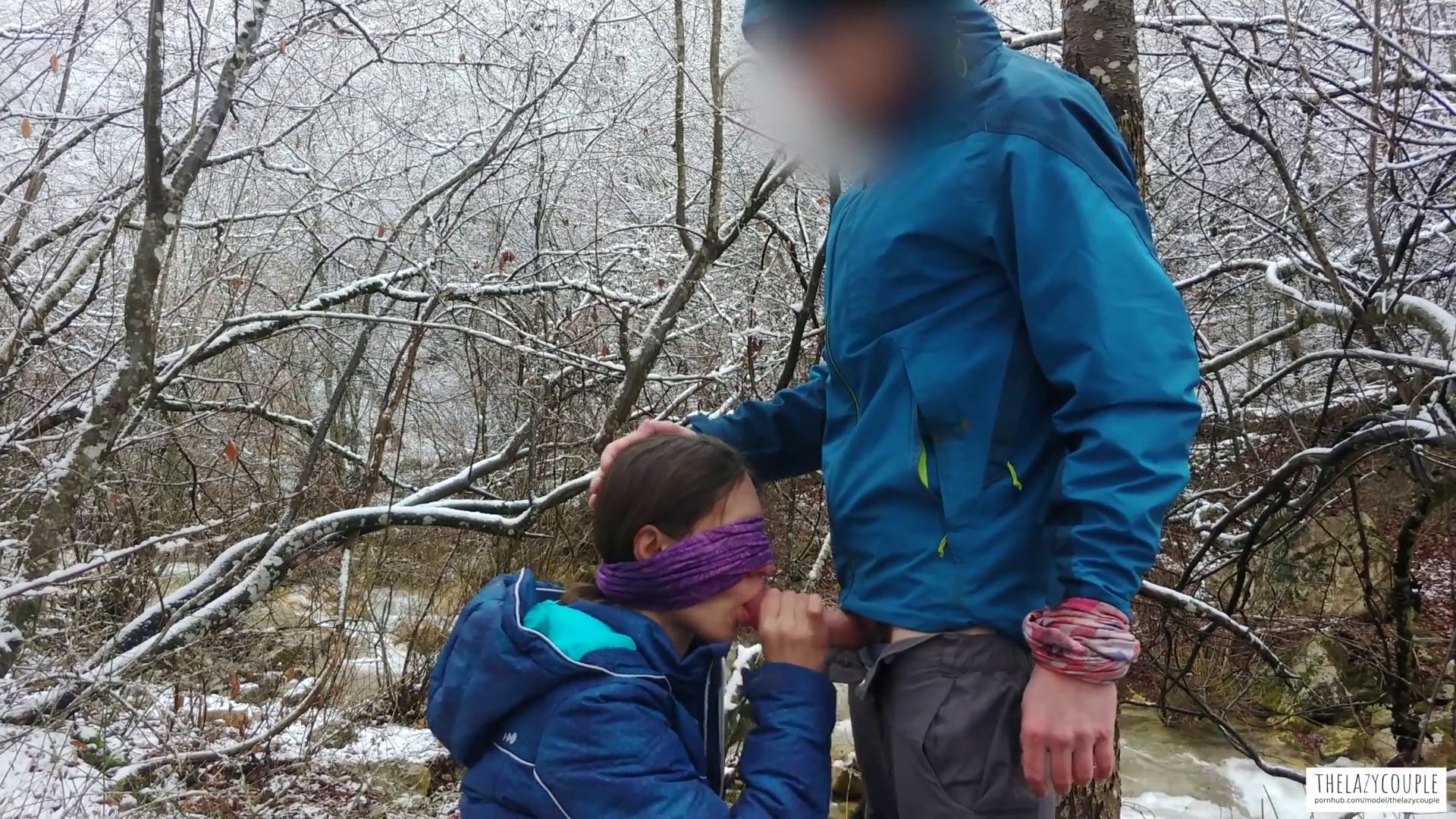 Public Blowjob And Cum Swallow Near The Mountain River Thelazycouple