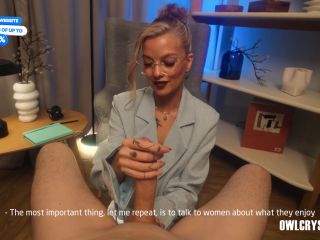 Owl Crystal - The horny sexologist with a pretty face helps me out with dirty talk and her tight, wet pussy [FullHD 1080P]