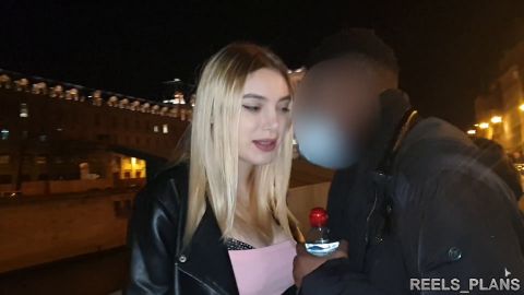 Reels_Plans - Young Spanish Tourist Paola Hard Fucked in the Train and Hotel Corridor by 2 Strangers! [FullHD 1080P]