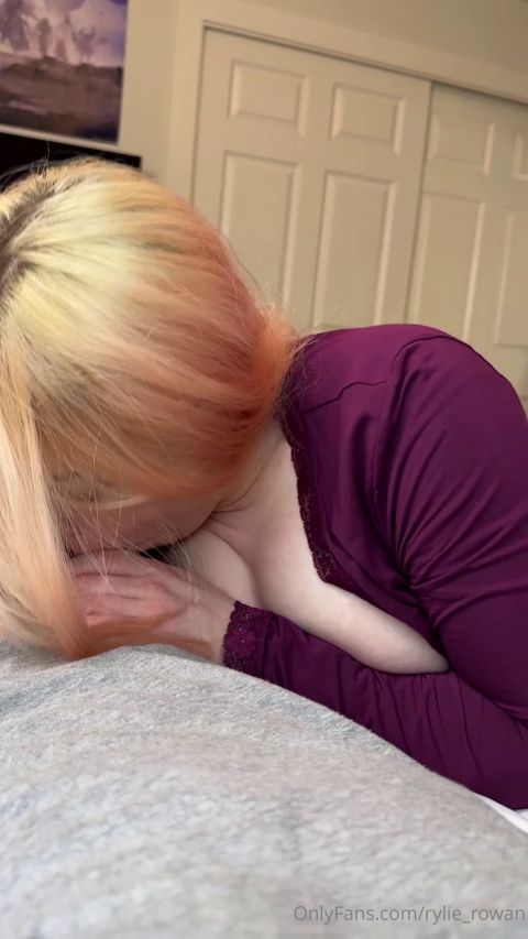 Rylie Rowan - Deepthroating My Virgin Step Bro [SD 1080P]