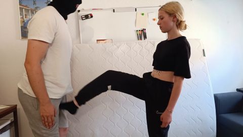 German Balls Busted - Emo Girl Ballbusting [4K 1440P]