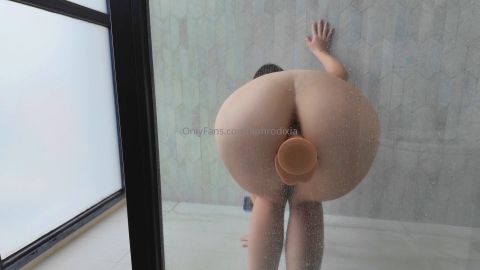 Aphrodixia - I Dildo Myself Against My Bathroom Window [FullHD 1920P]