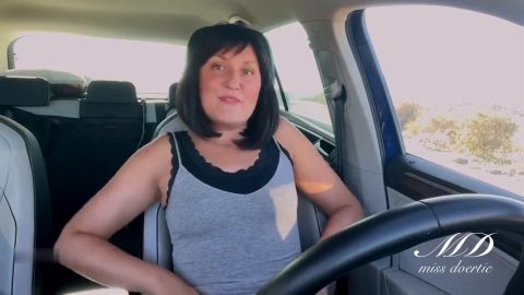 Miss-Doertie - Car Jerk Off Instruction 01 [HD 720P]