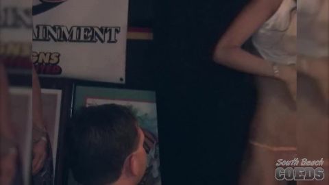 Southbeachcoeds.com- Spring Break Wet T-Shirt Contest Getting Wild with some Whipped Cream