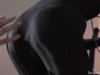 straplessdildo 14 01 15 mia and noelle zentai suit sheds like a sexy s …