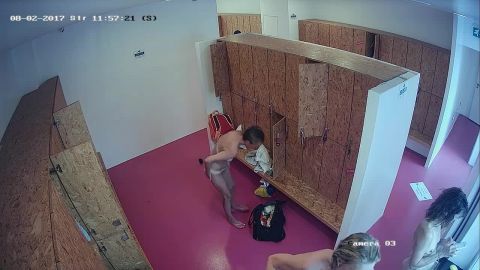 Hidden-Zone.com- Lo2141 After the shower, the women return to the dressing room and again we see many naked bodies.