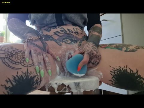 Balea_Scarleg - Ich sitze auf schlagsahne und habe sie als Gleitmittel benutzt [FullHD 1080P]