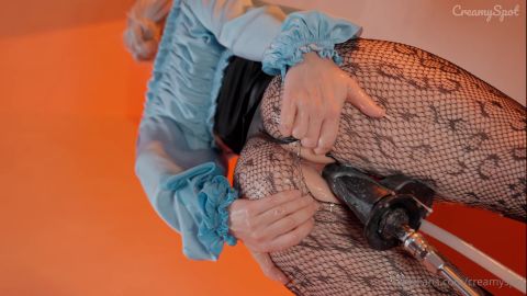 Creamy Spot - Dripping in leopard tights and strutting on heels [FullHD 1080P]