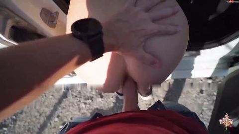 Jenny_Stella - Public-Fremdsperma-Schlammschieben mit MEGA ANAL-Creampie [HD 720P]