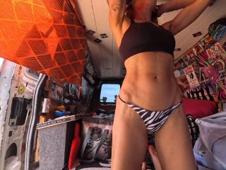 Only_Fans- SparksGoWild  Camping and Thonging in Public Sex while Camping Van Life Windy Day