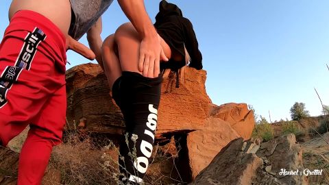 Hansel_Und_Grettel - Sport Teen im freien von einem Großen schwanz gefickt [FullHD 1080P]